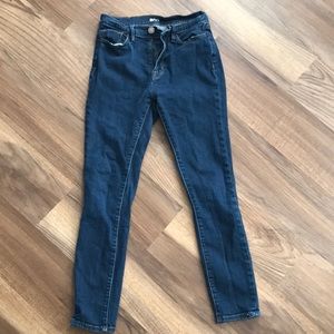 Urban Outfitters high waisted, skinny dark jeans.